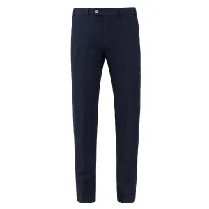 HILTL LINEN TROUSER CHINO in NAVY