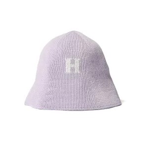 HOMEGAME - H LOGO COTTON KNIT HAT Lt.PURPLE【HG241415】