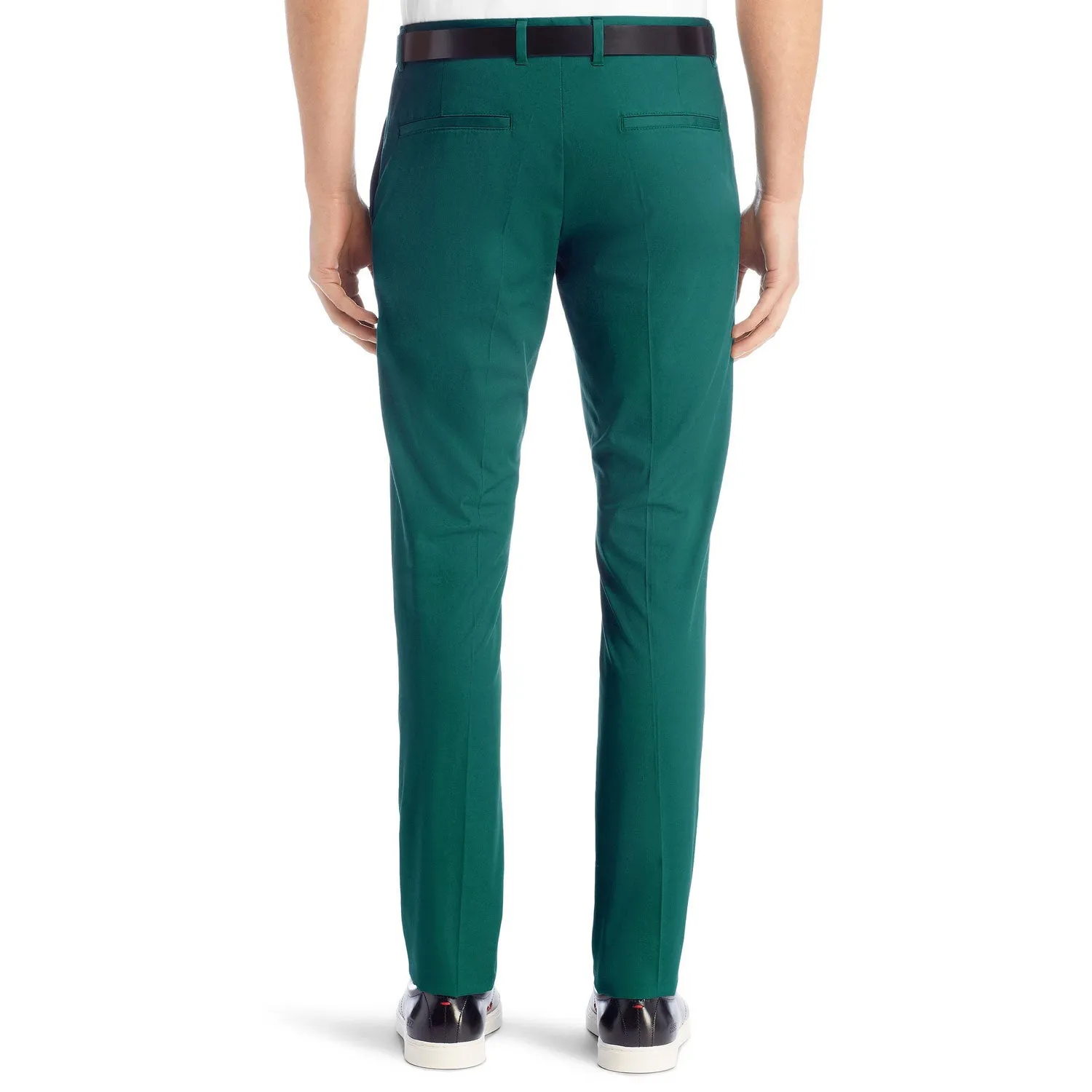 Hugo Boss Heldor Slim Fit Cotton Blend Chinos - Dark Green