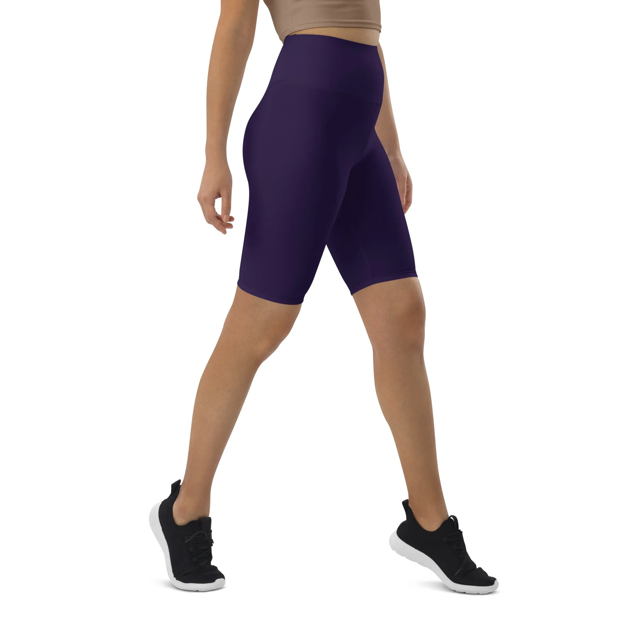 Humble Sportswear™ Deep Purple High Waist Shorts