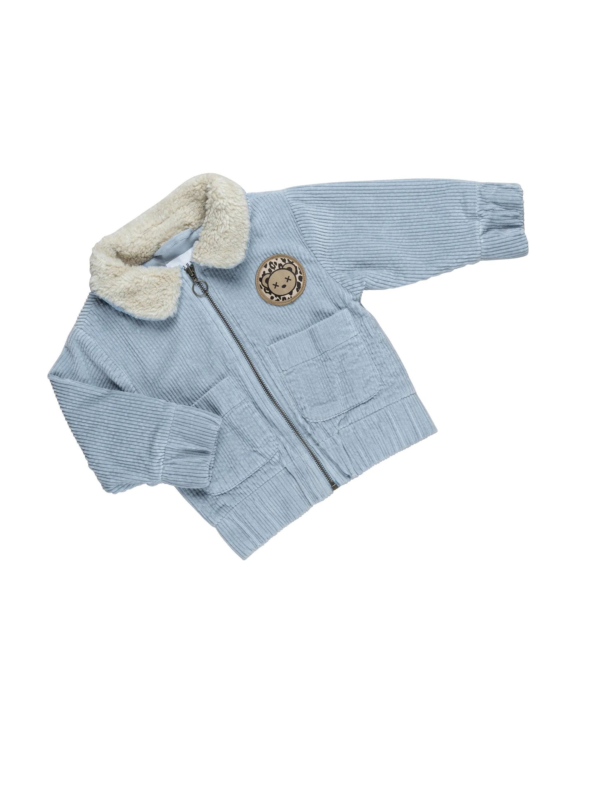 Huxbaby Dusty Blue Cord Jacket