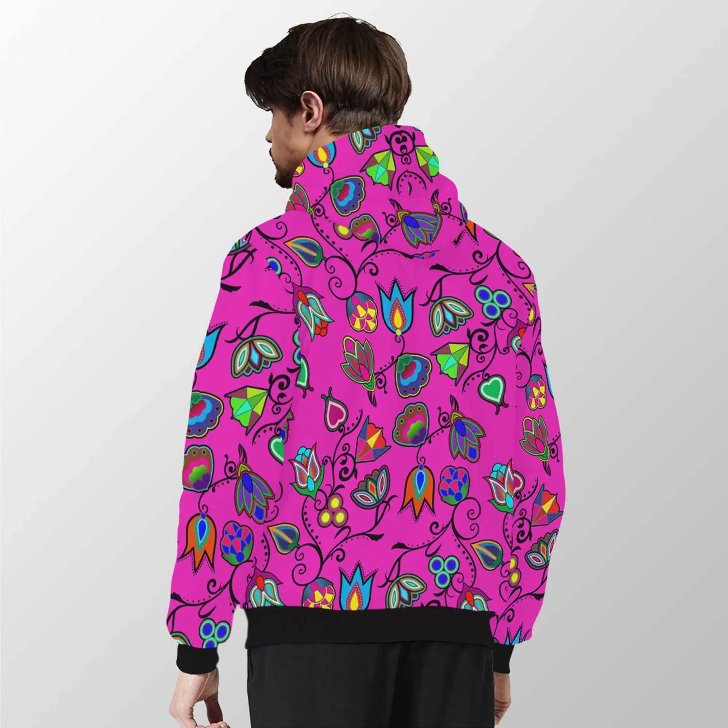 Indigenous Paisley Sherpa Hoodie