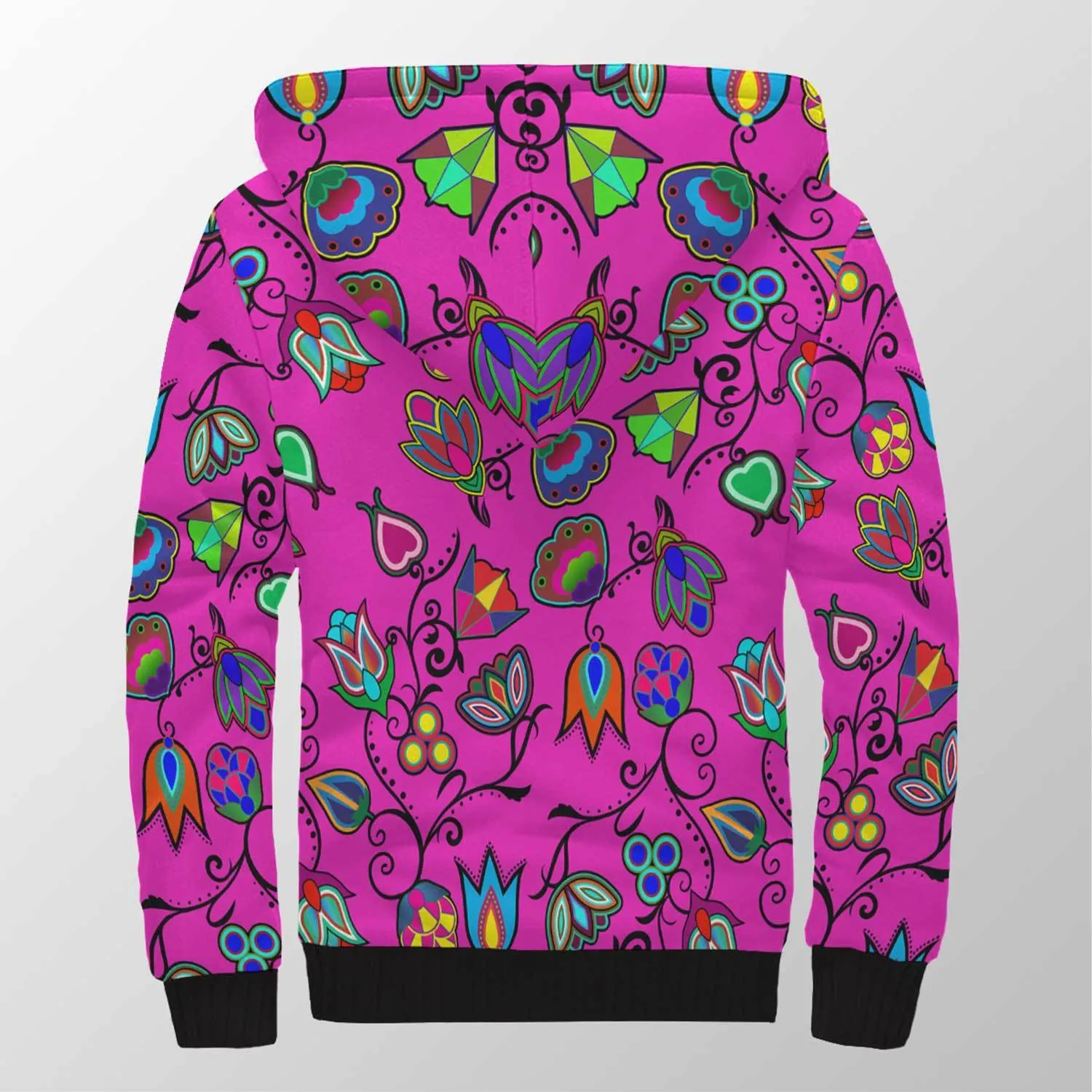 Indigenous Paisley Sherpa Hoodie