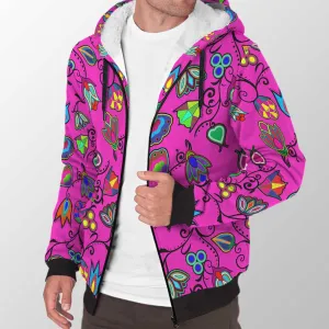 Indigenous Paisley Sherpa Hoodie