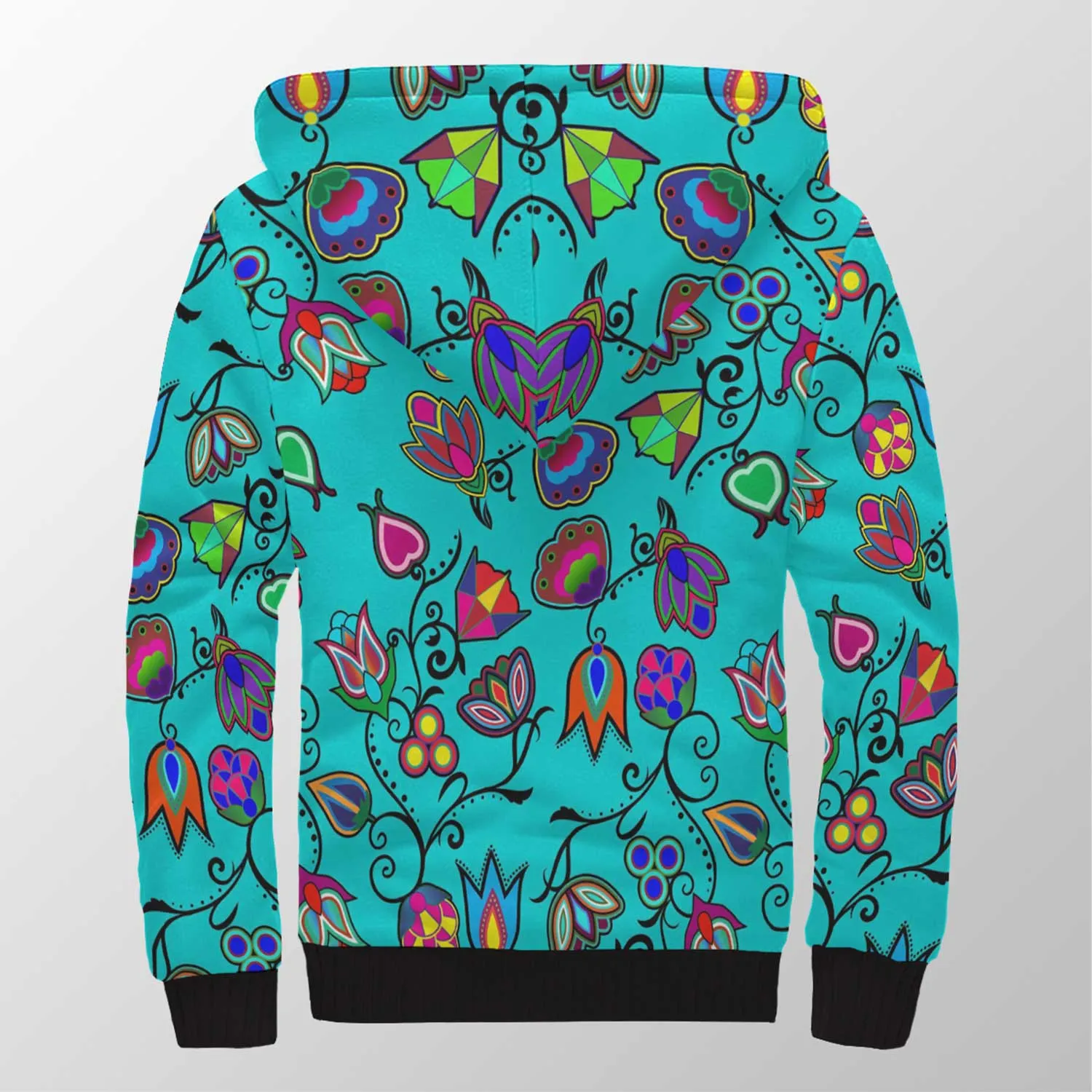 Indigenous Paisley Sky Sherpa Hoodie