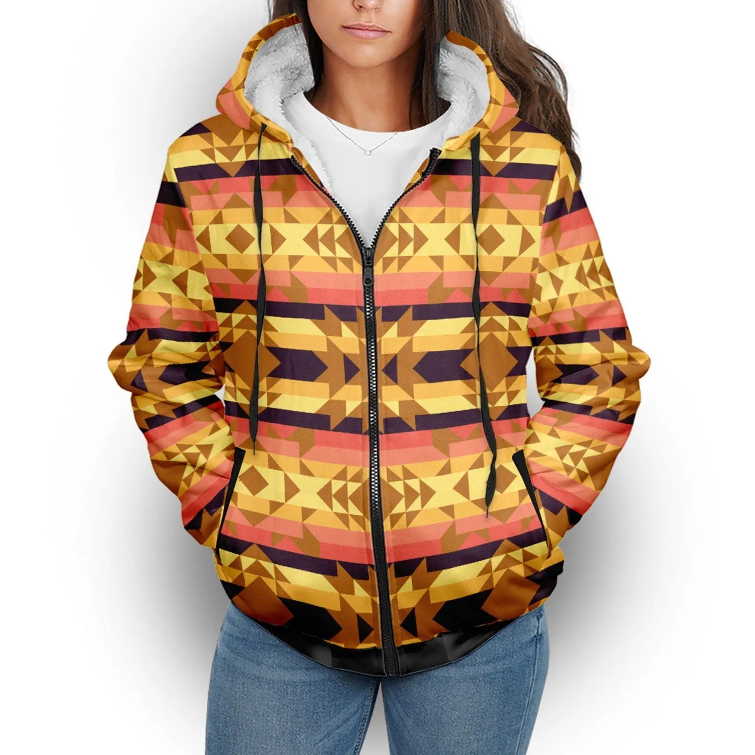 Infinite Sunset Sherpa Hoodie