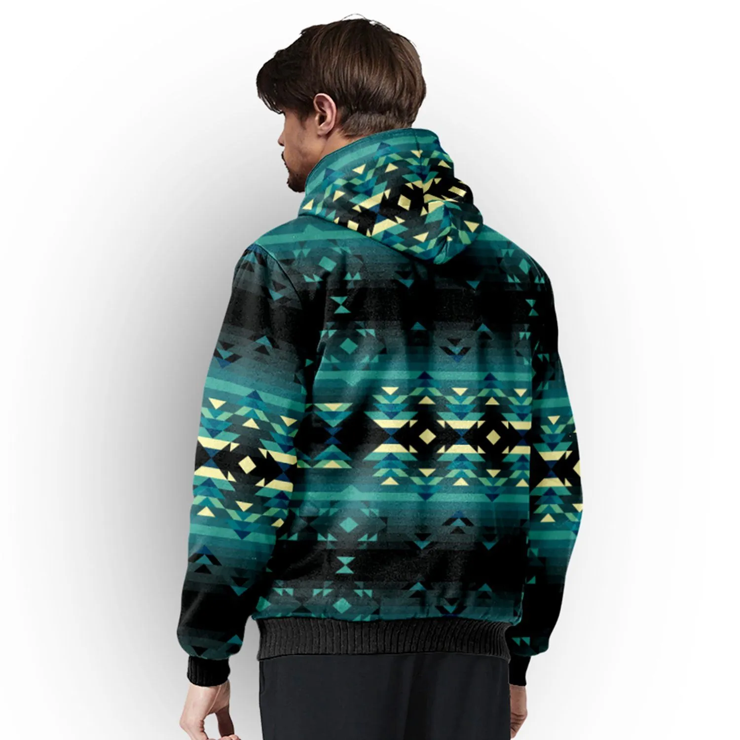 Inspire Green Sherpa Hoodie