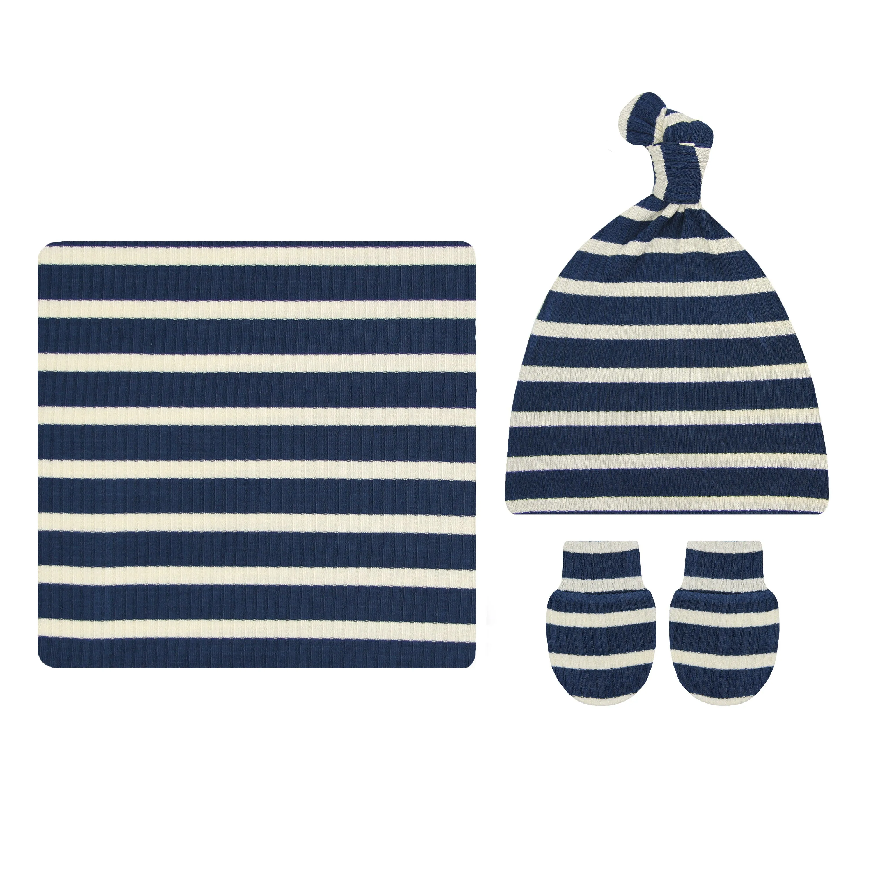 Jack Ribbed Newborn Hat Bundle