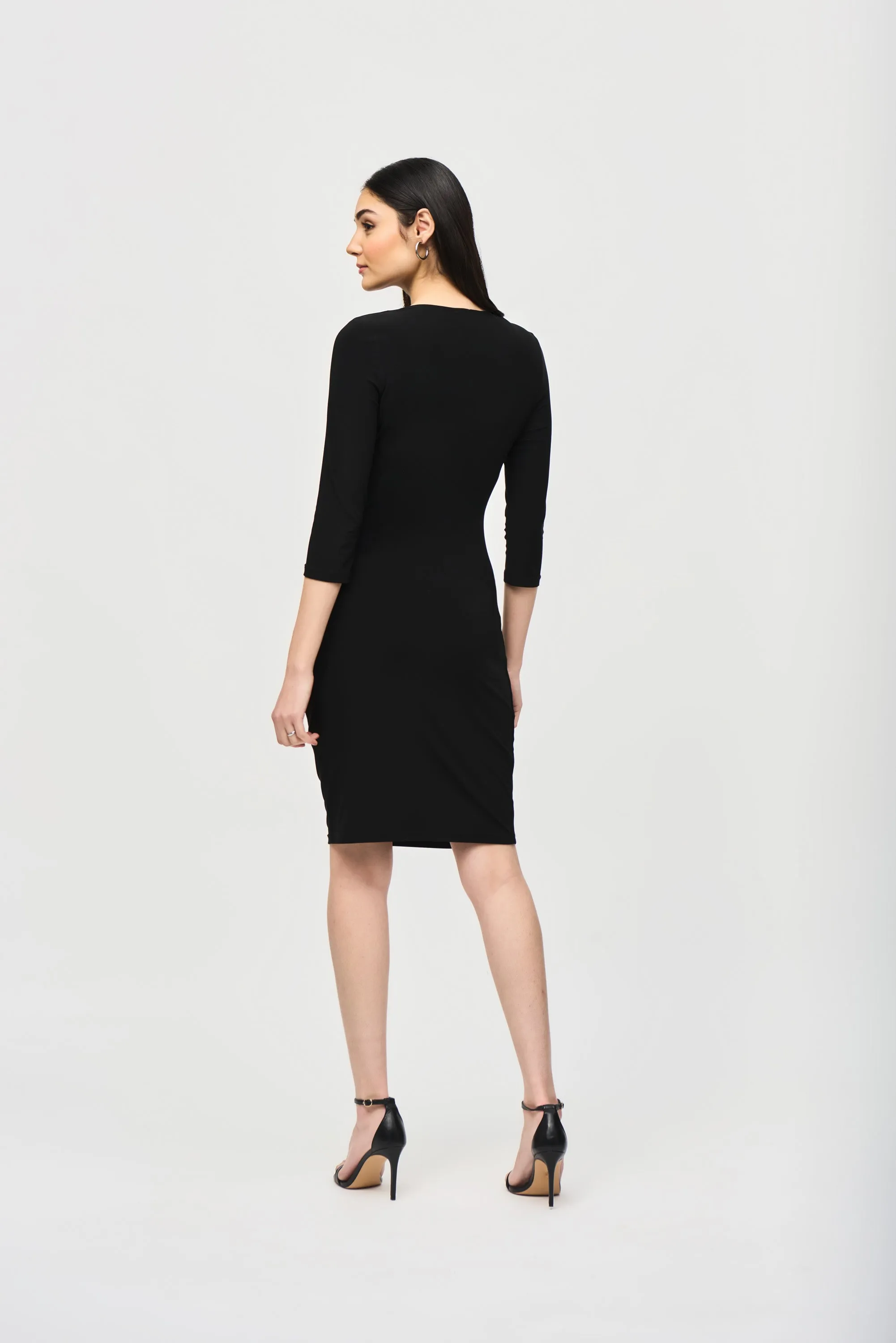 Joseph Ribkoff Wrap Dress 233305 - Black