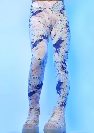 La Vida Flor Leggings in Purple Floral