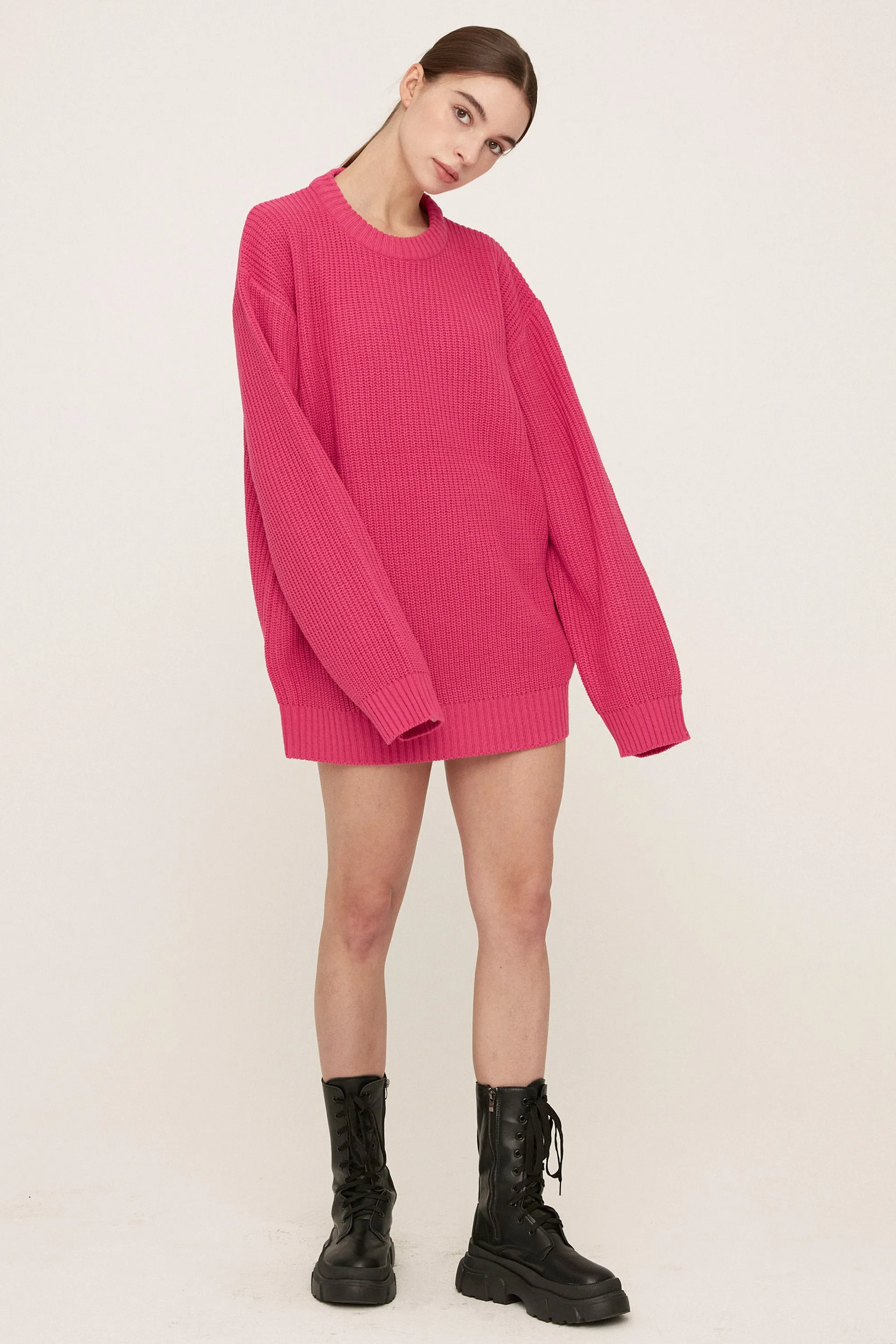 Logan Oversized Sweater Dress/Top