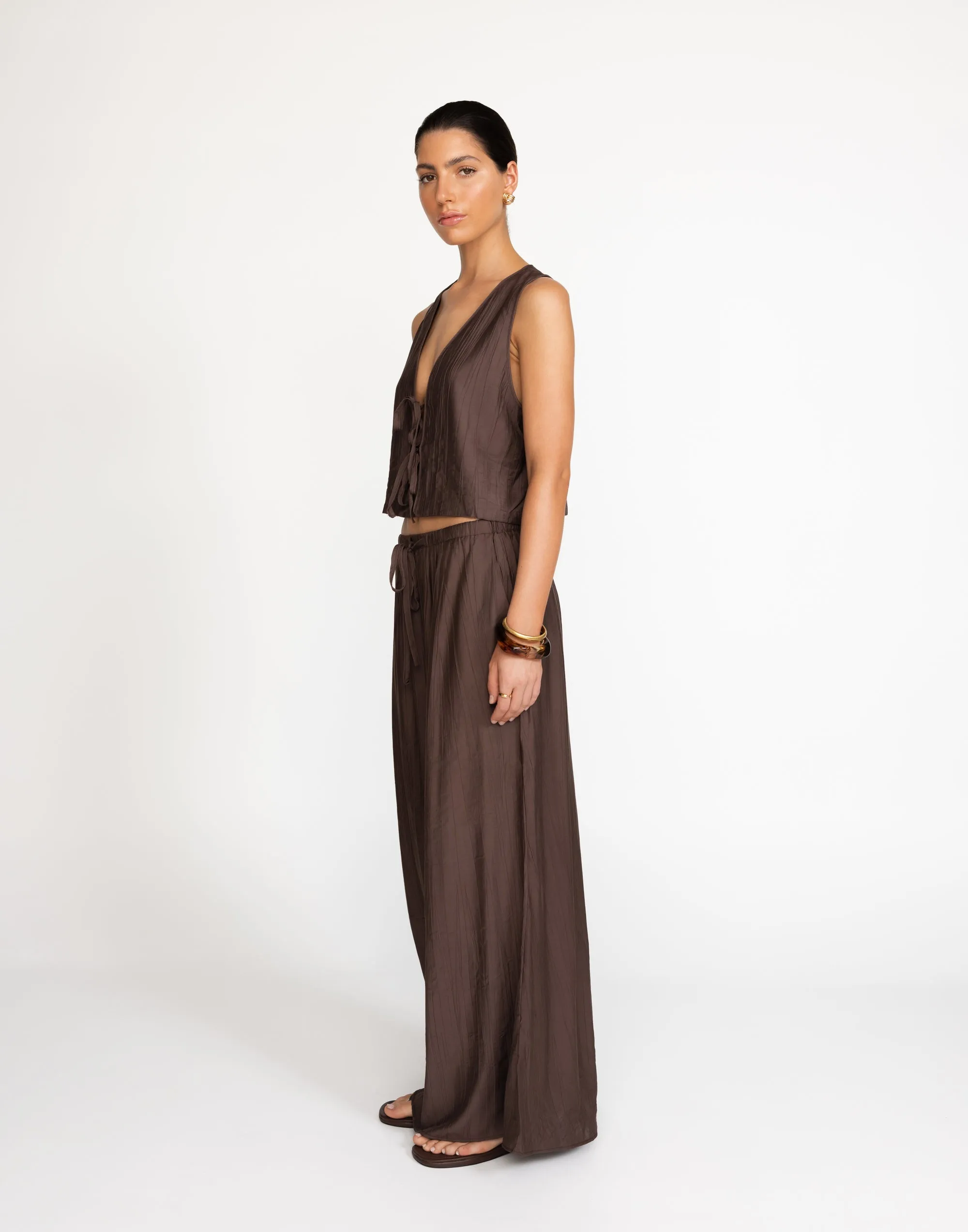 Madi Maxi Skirt (Chocolate)