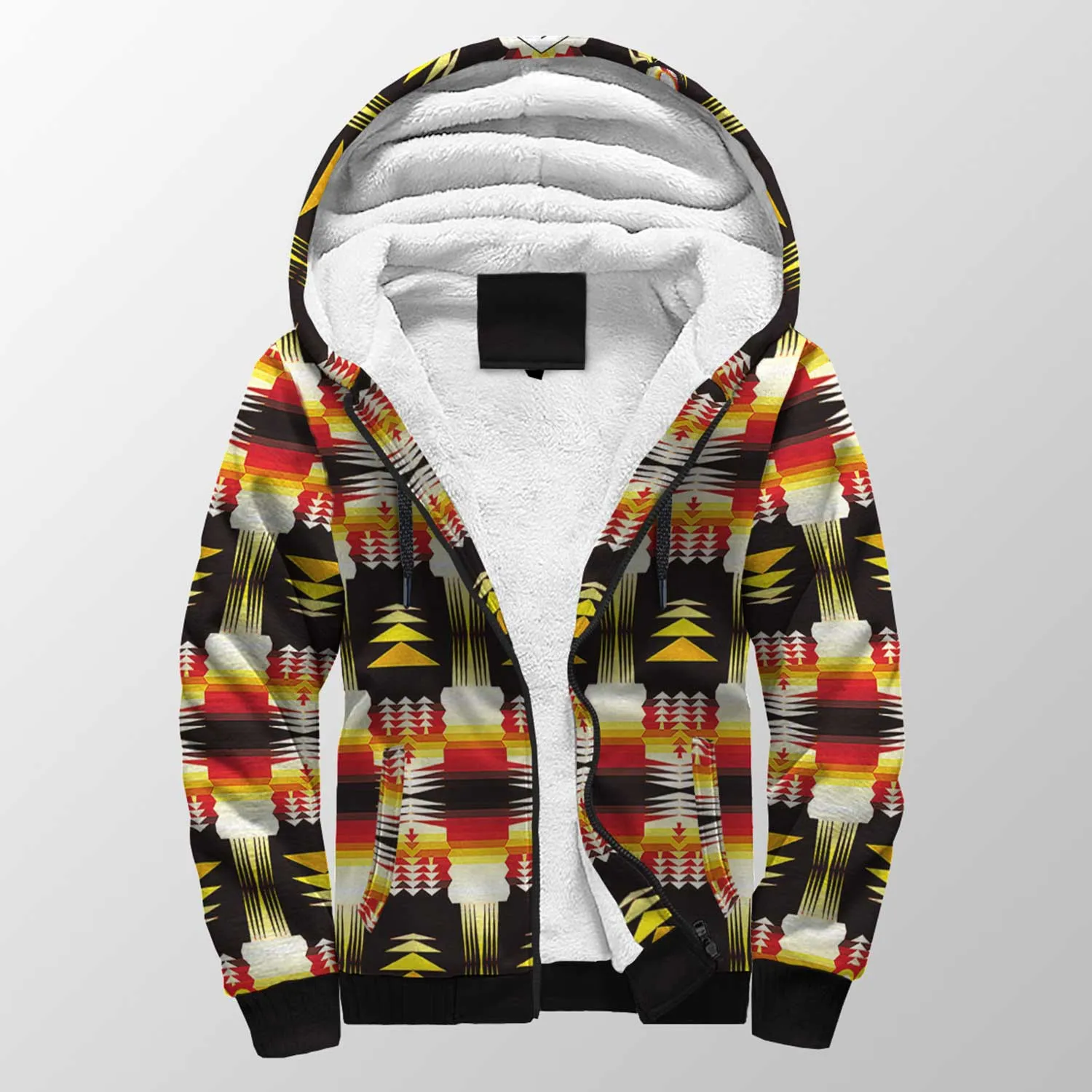 Medicine Wheel Sage Bearpaw Sherpa Hoodie