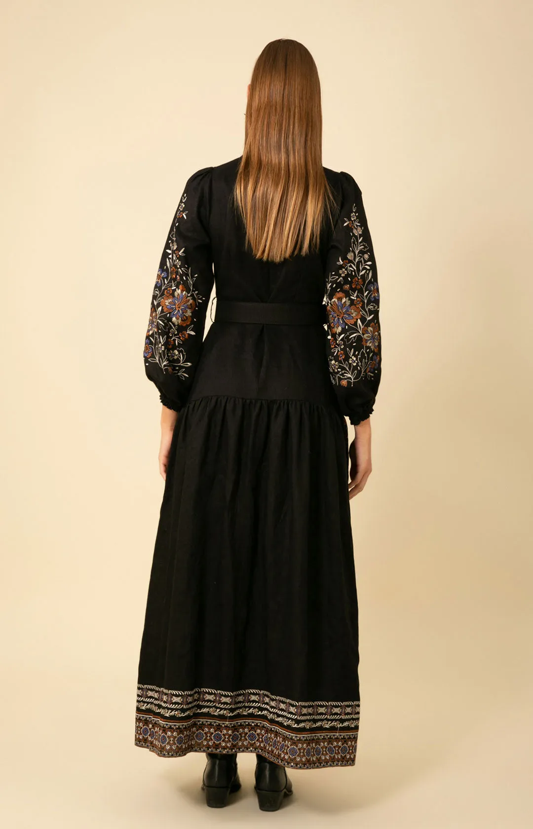 Melissa Embroidered Maxi Dress