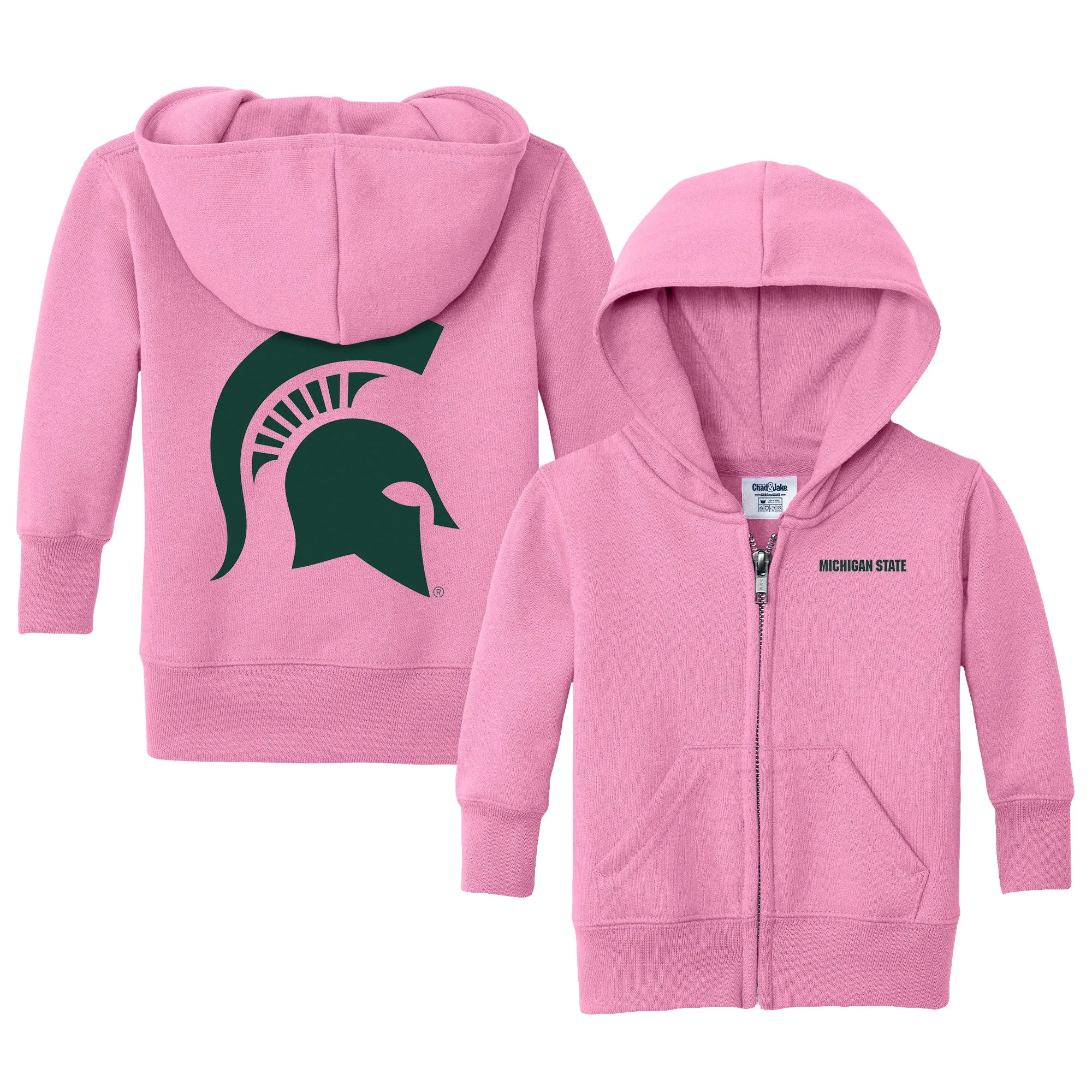 Michigan State Spartans Logo Infant Full-Zip Sweatshirt