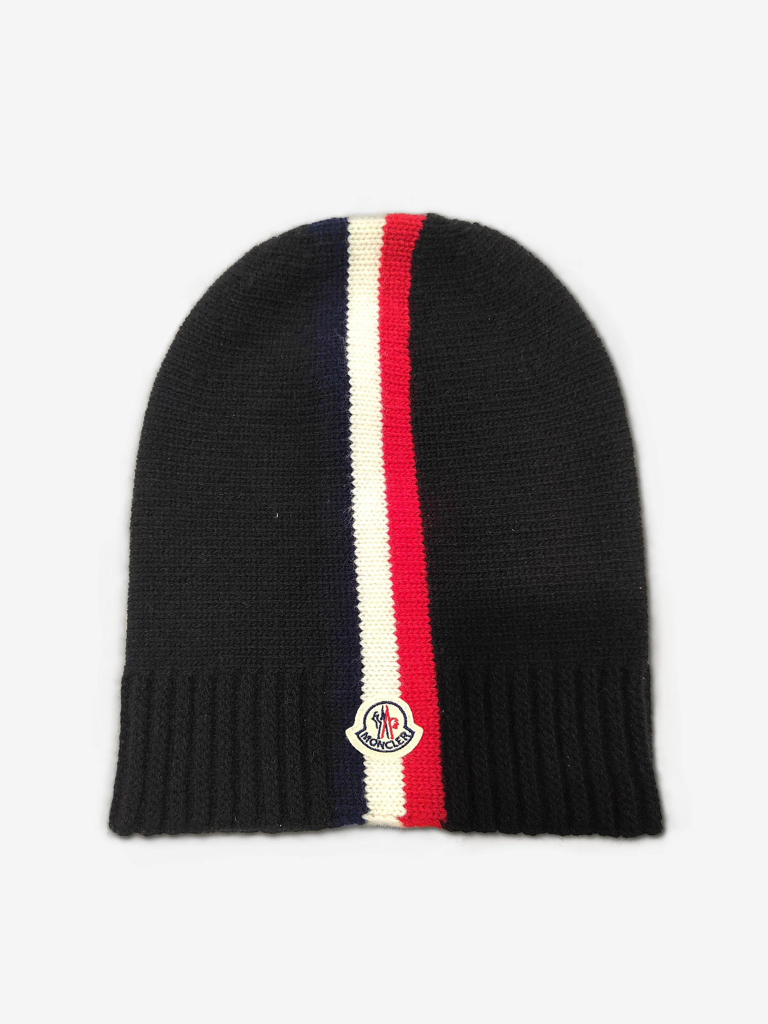 Moncler Enfant  Wool Knit Slouch Fit Hat