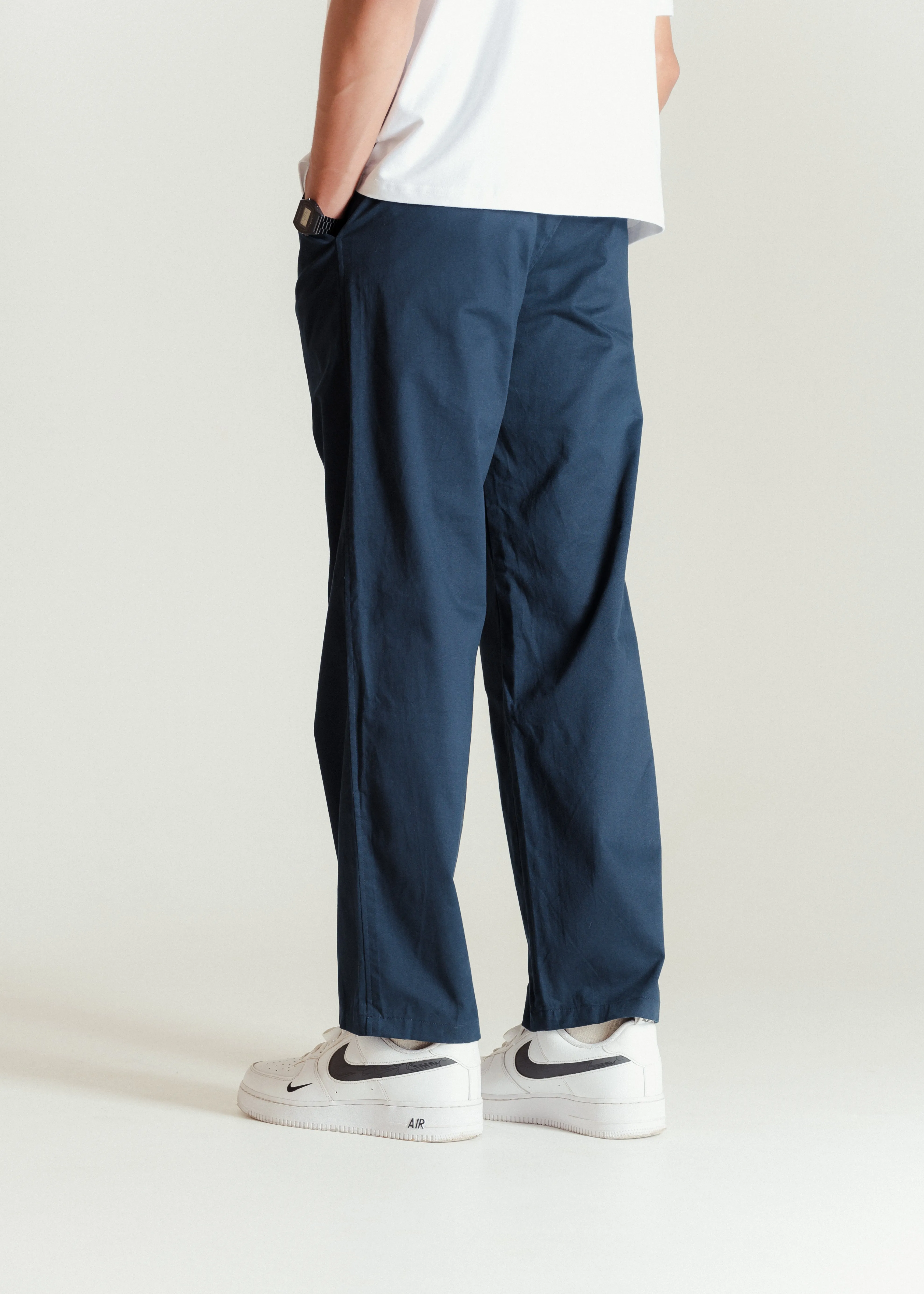 Navy Blue — Relaxed Chinos