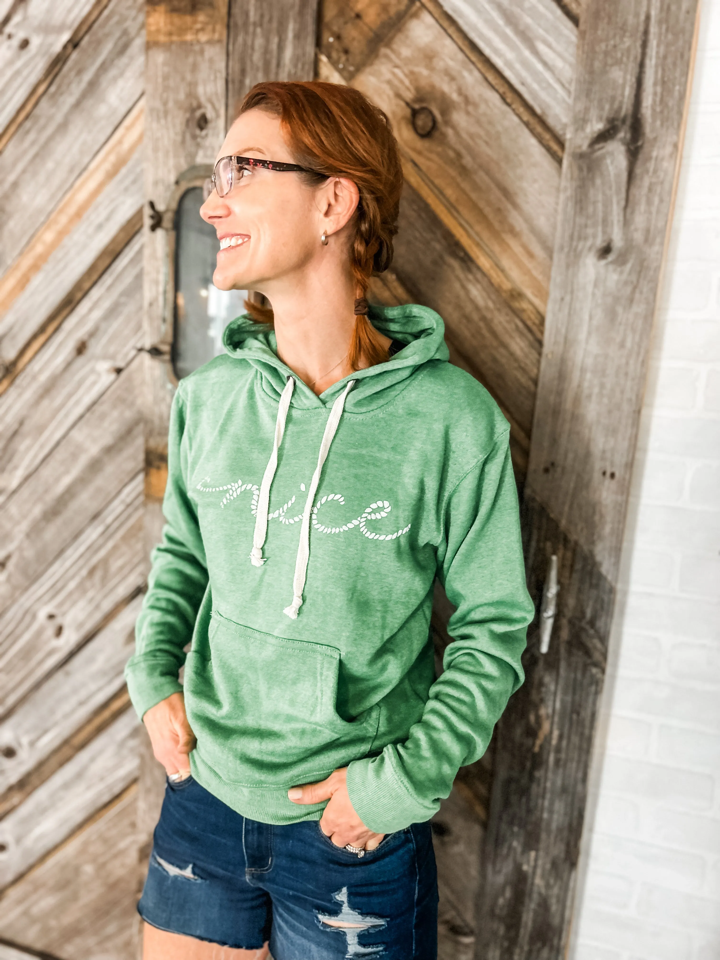 NICE GREEN HOLIDAY HOODIE