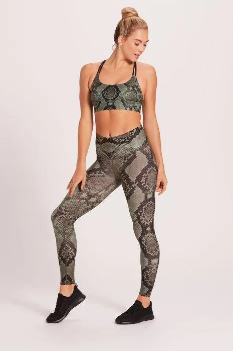 Niyama Sol Python High Waist Legging - Jade