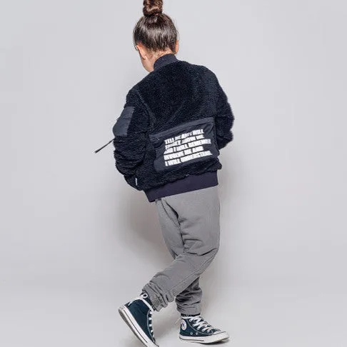 NUNUNU Sherpa Bomber Jacket