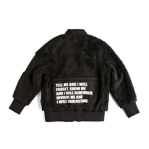 NUNUNU Sherpa Bomber Jacket