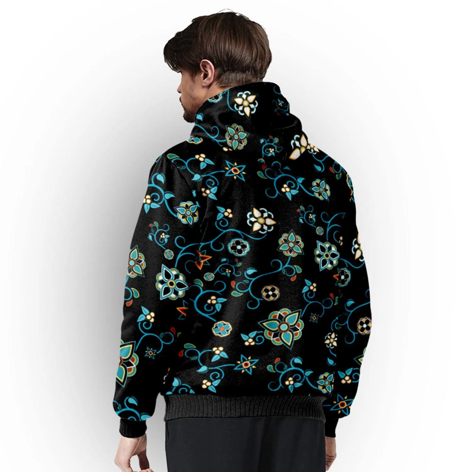 Ocean Bloom Sherpa Hoodie