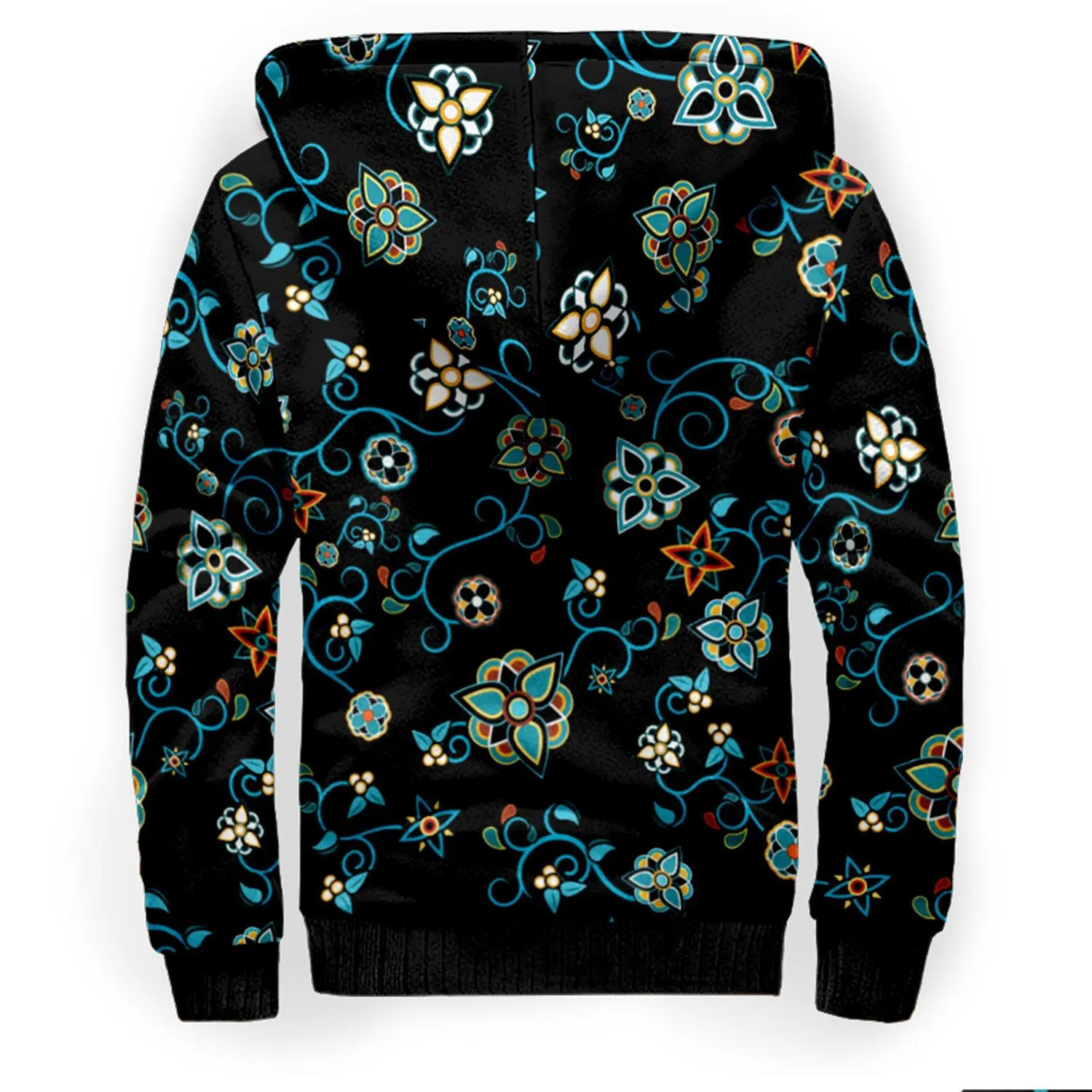 Ocean Bloom Sherpa Hoodie