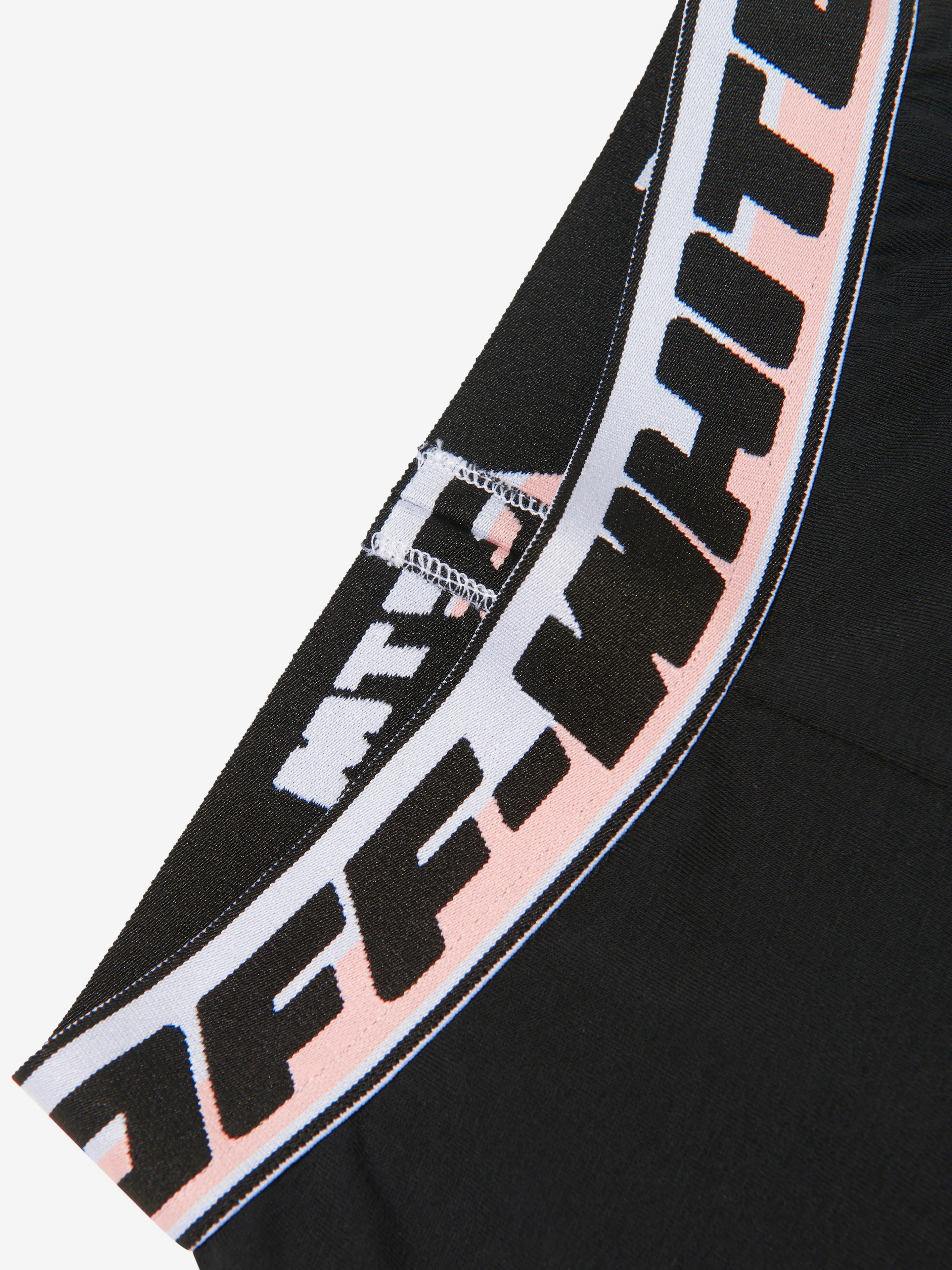 Off-White Girls Cotton Logo Band Leggings