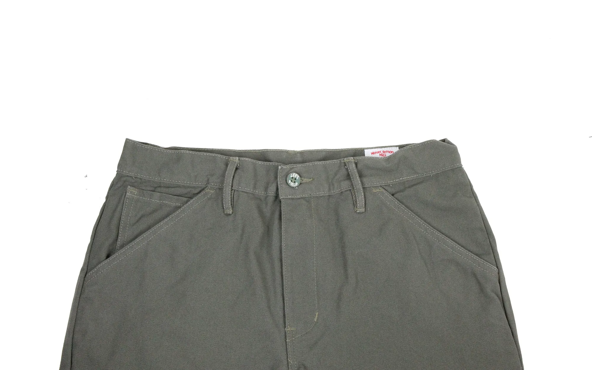 Olive Green  Mt Vernon 13 oz  Work Uniform Chino