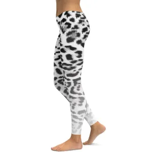 Ombre Snow Leopard Skin Leggings