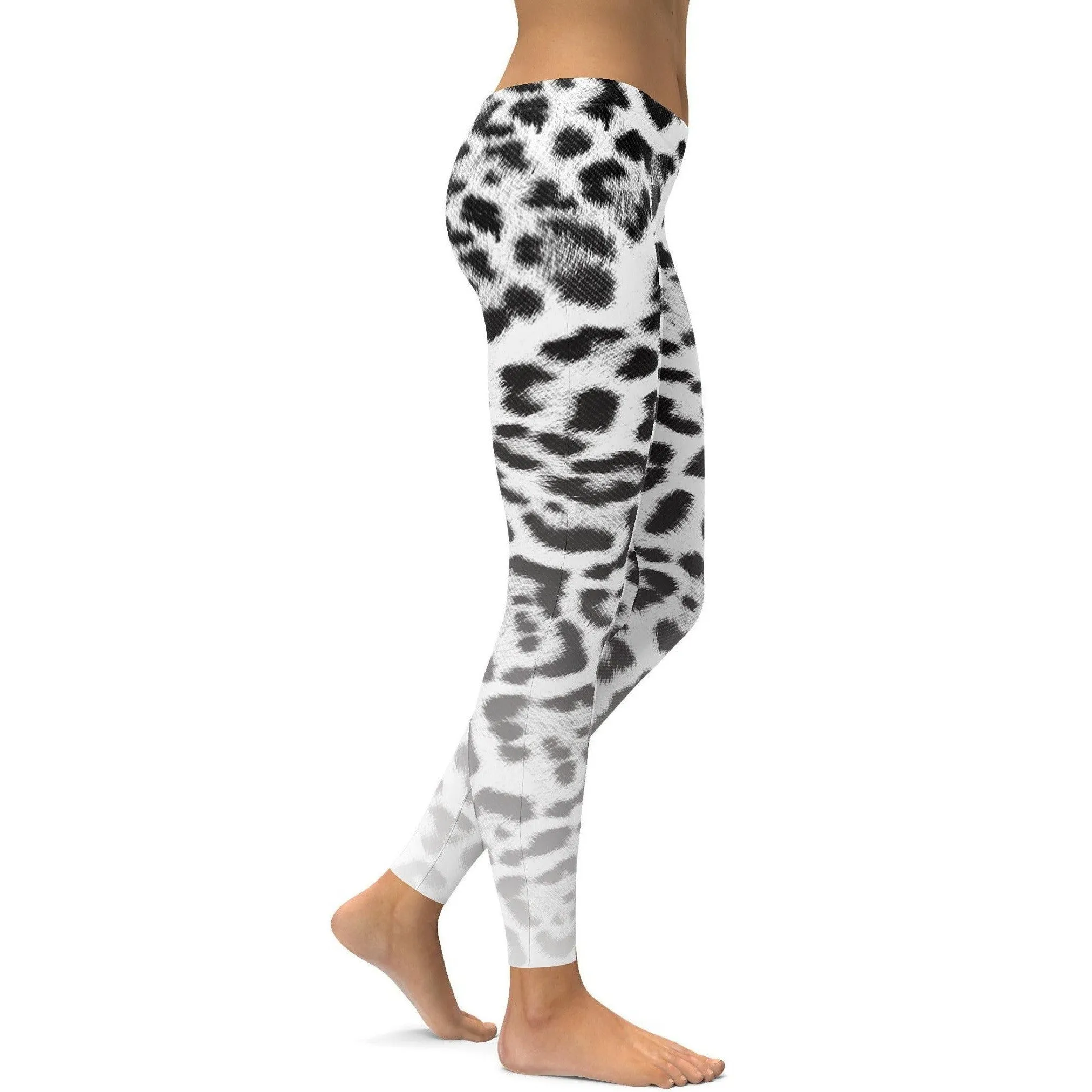 Ombre Snow Leopard Skin Leggings