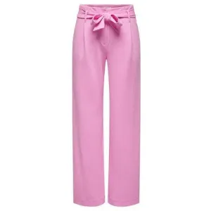 Only Womens Carolina HW Belt Long Pants Cyclamen