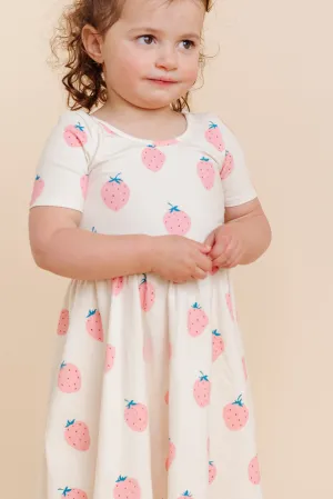 Organic Knit Ballet Dress - Berry Cute (FINAL SALE)