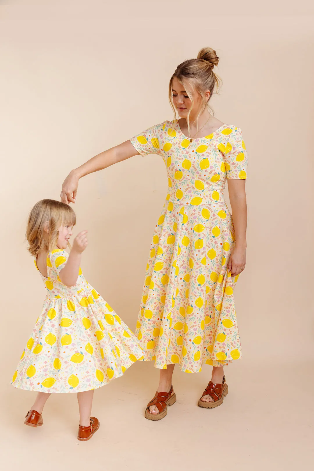 Organic Knit Ballet Dress - Lemon (FINAL SALE)