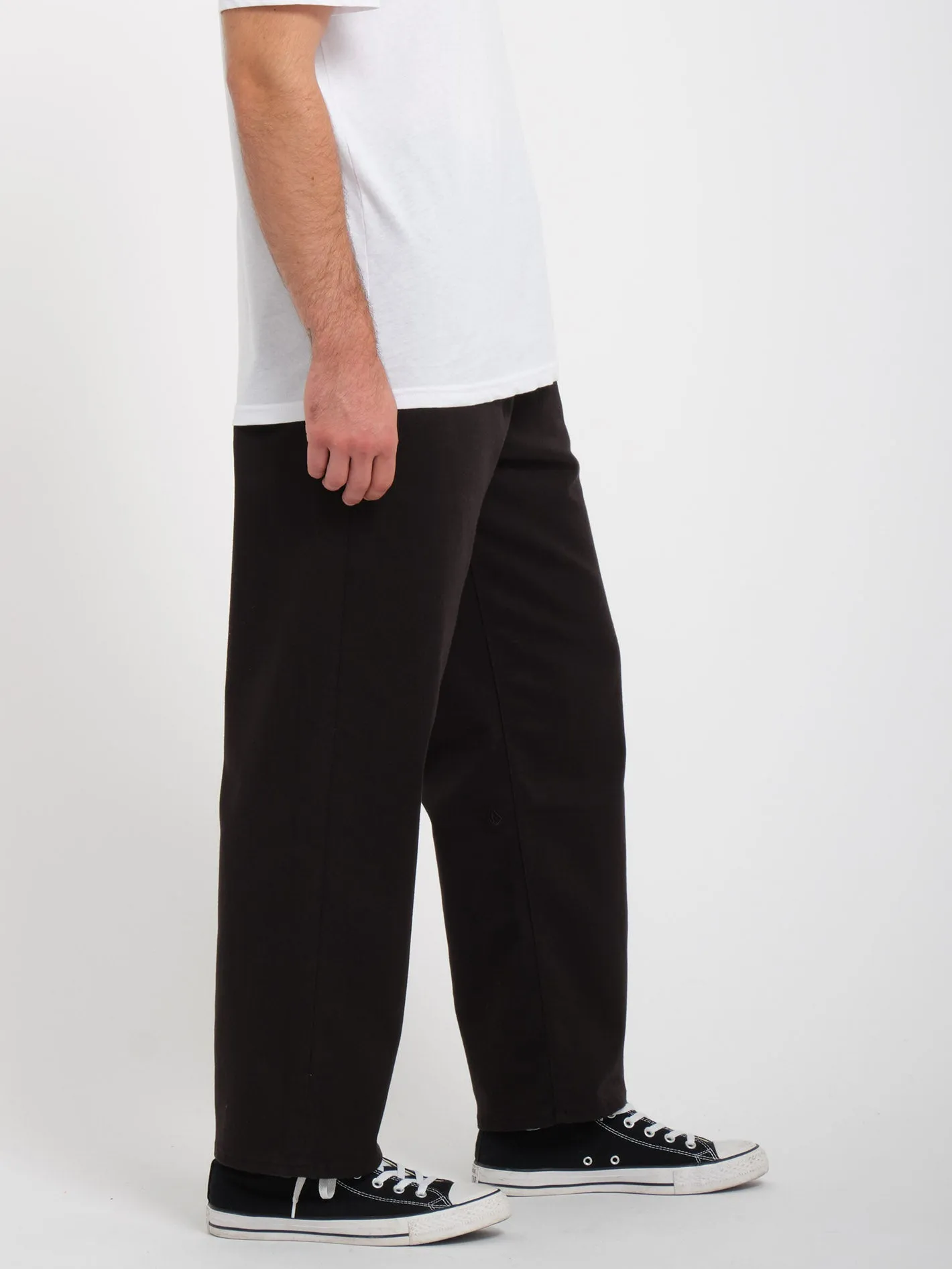 Outer Spaced Casual Trousers - BLACK