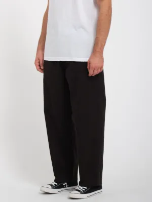 Outer Spaced Casual Trousers - BLACK