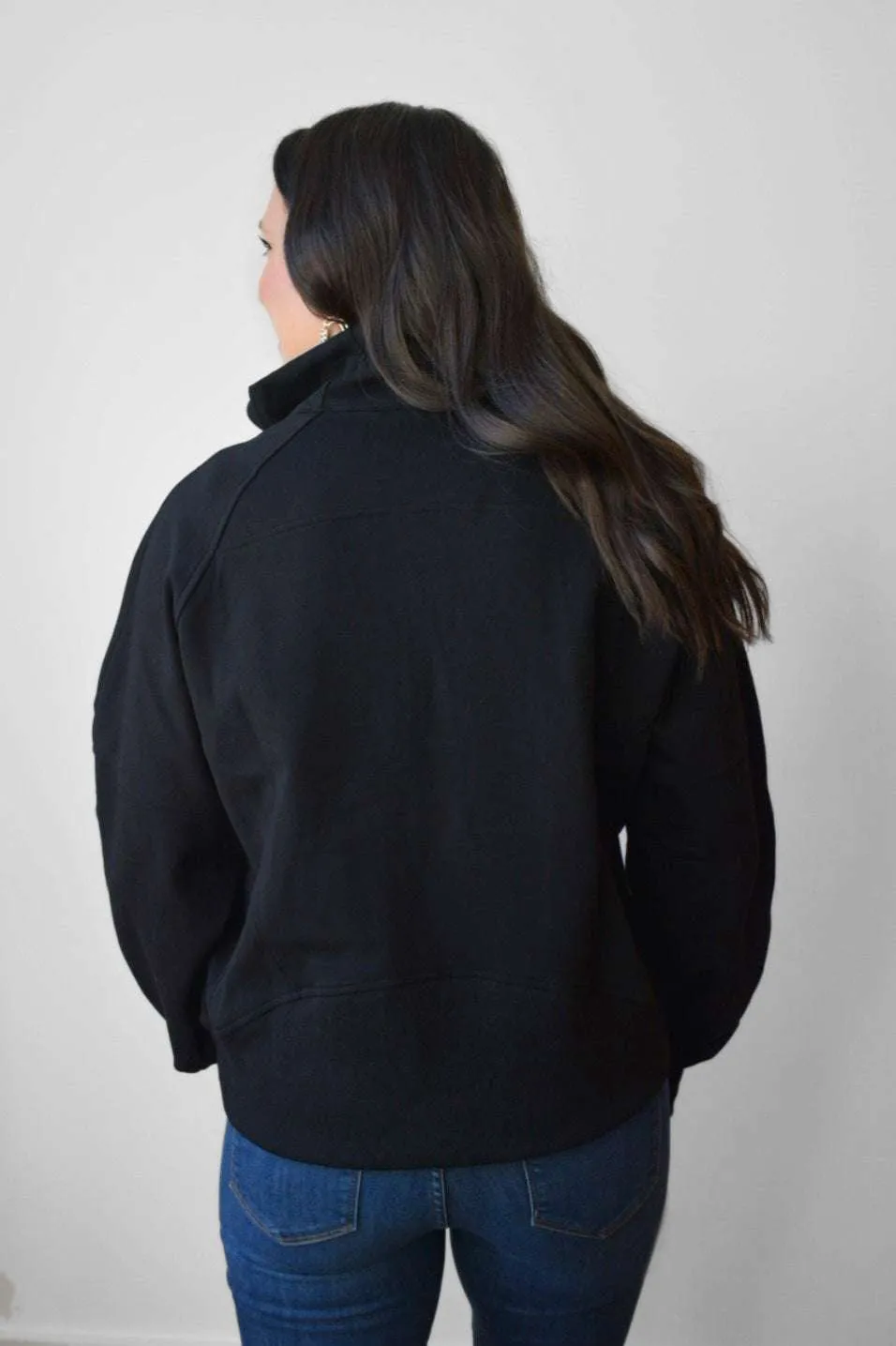 Oversized Three Zip Breastfeeding Sweatshirt