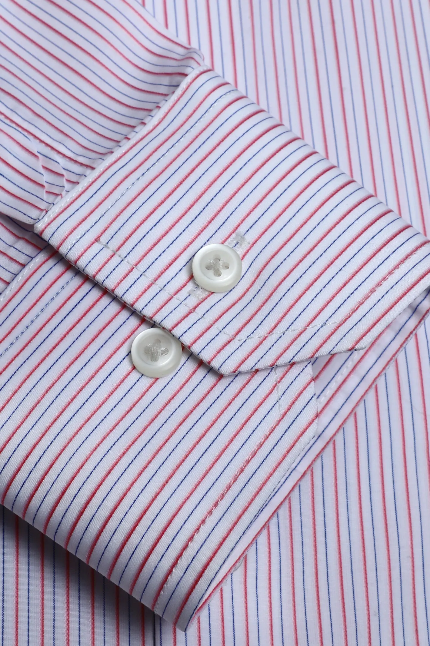 Pink Stripes Formal Autograph Shirt