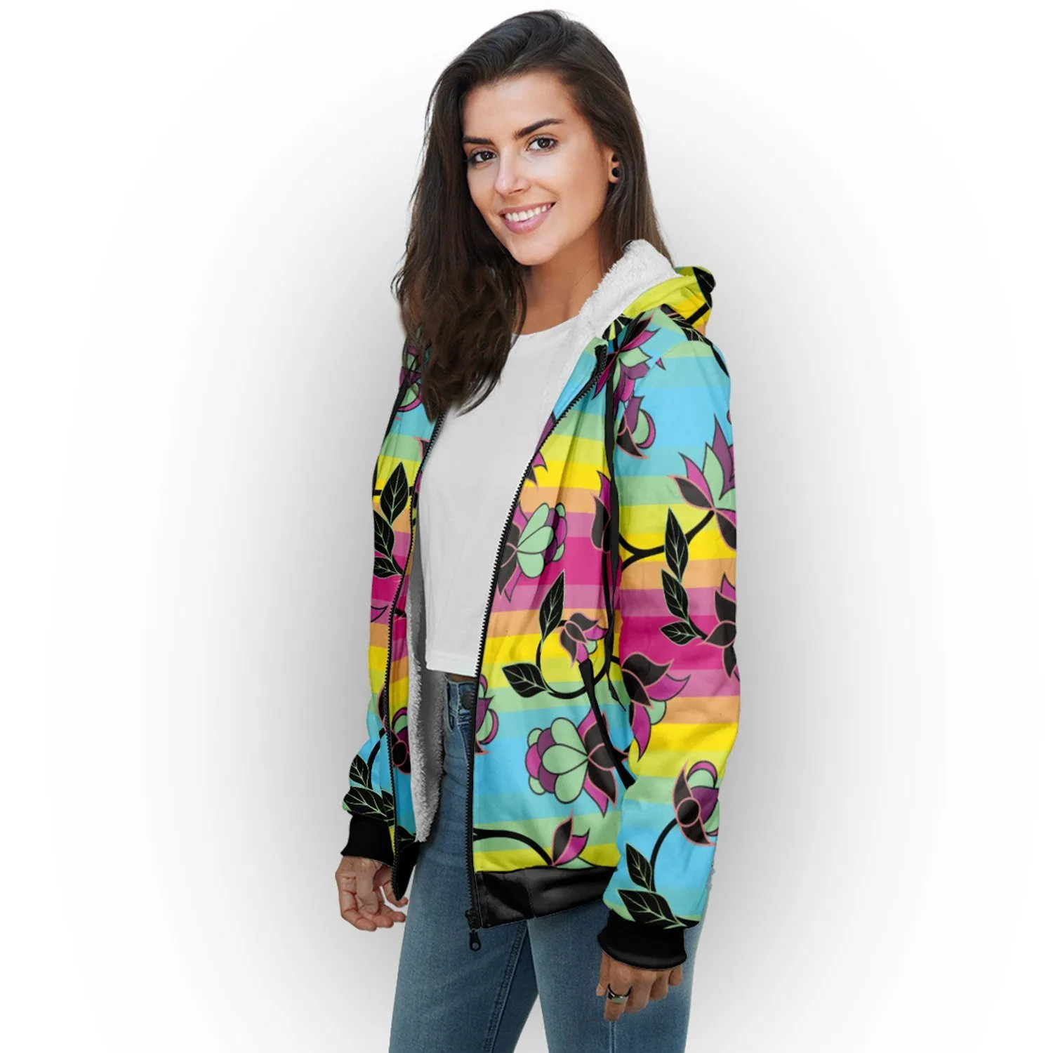 Powwow Carnival Sherpa Hoodie