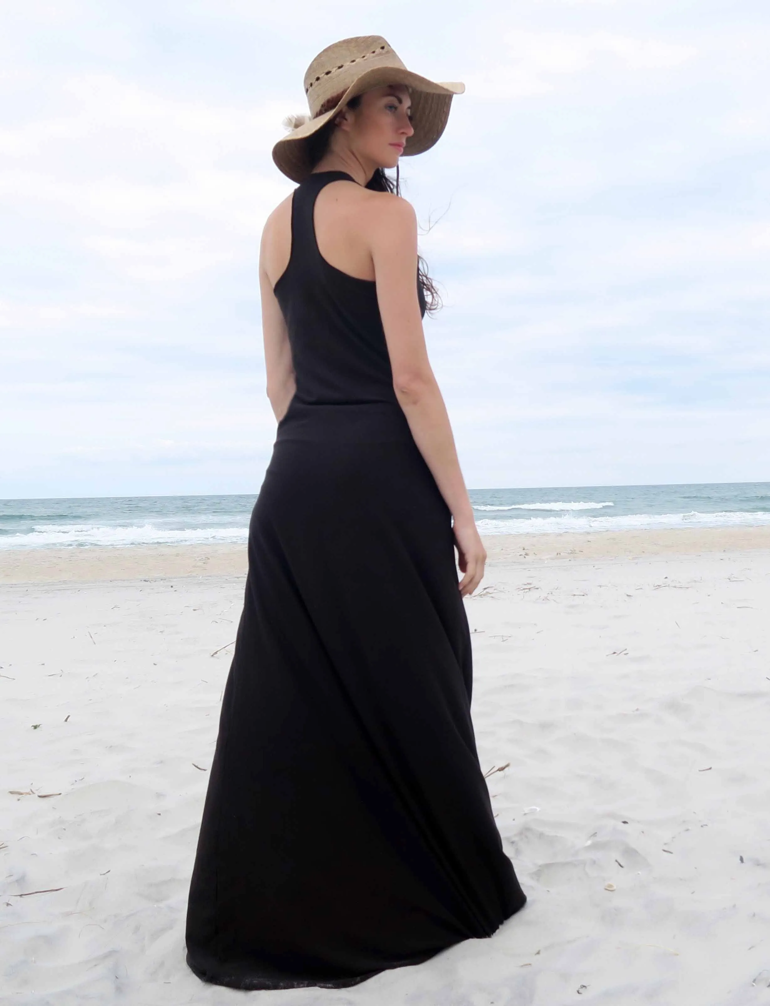 Racerback Tank Simplicity Long Dress