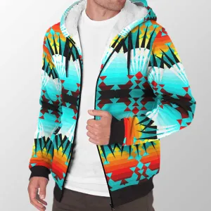 Ribbonwork Bustles Sherpa Hoodie