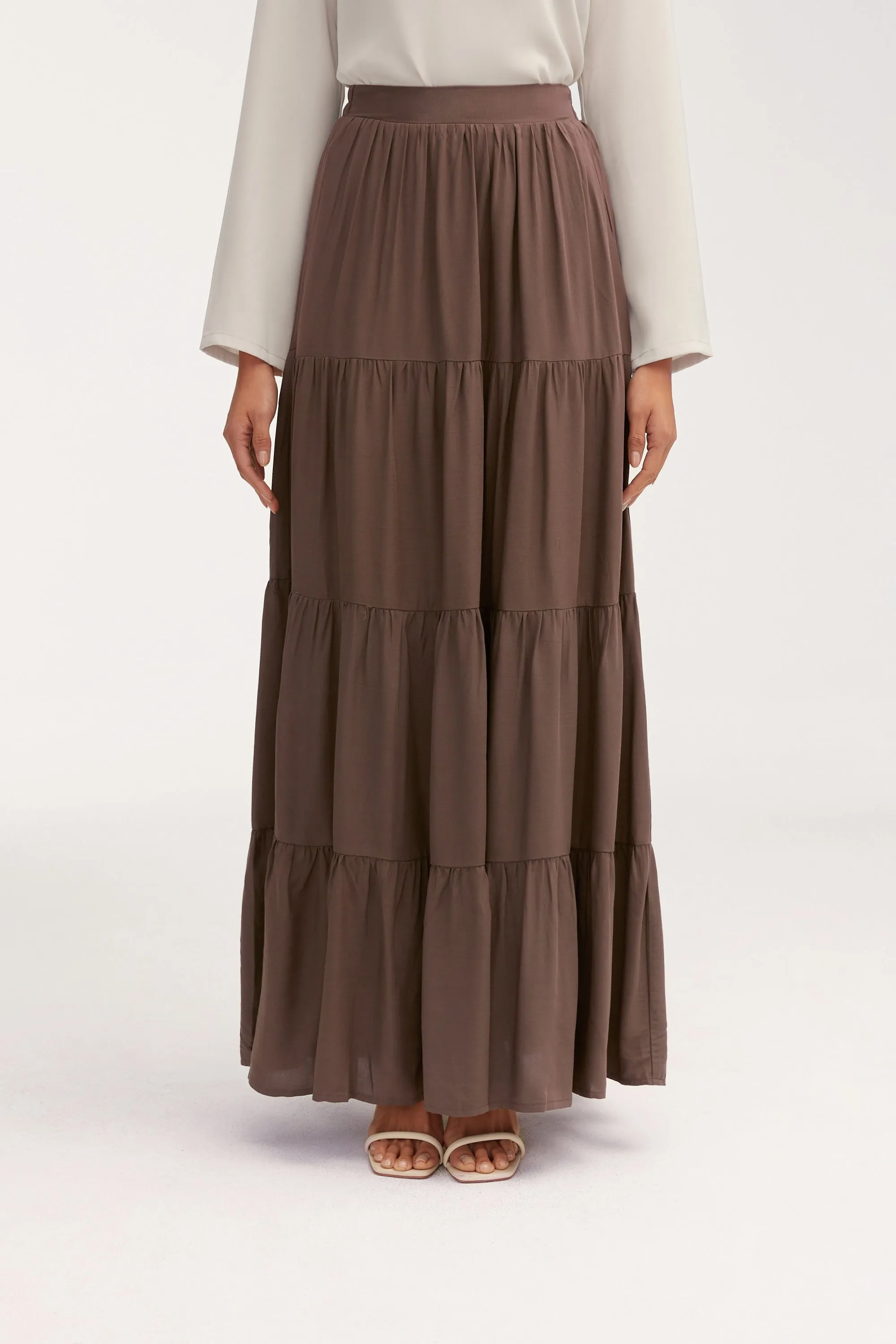 Sana Maxi Skirt - Dark Brown