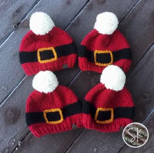 Santa Buckle Knit Hats