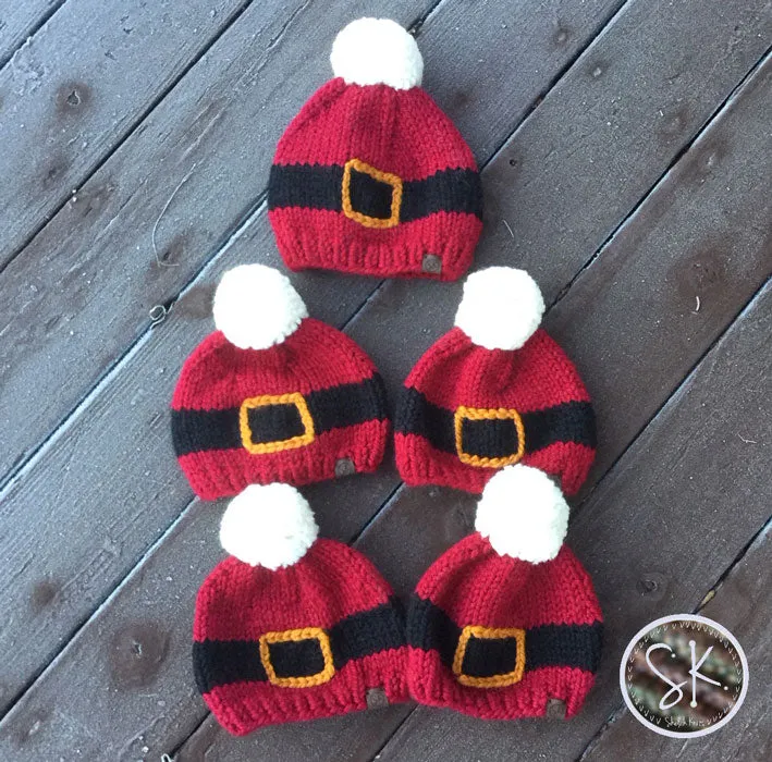 Santa Buckle Knit Hats