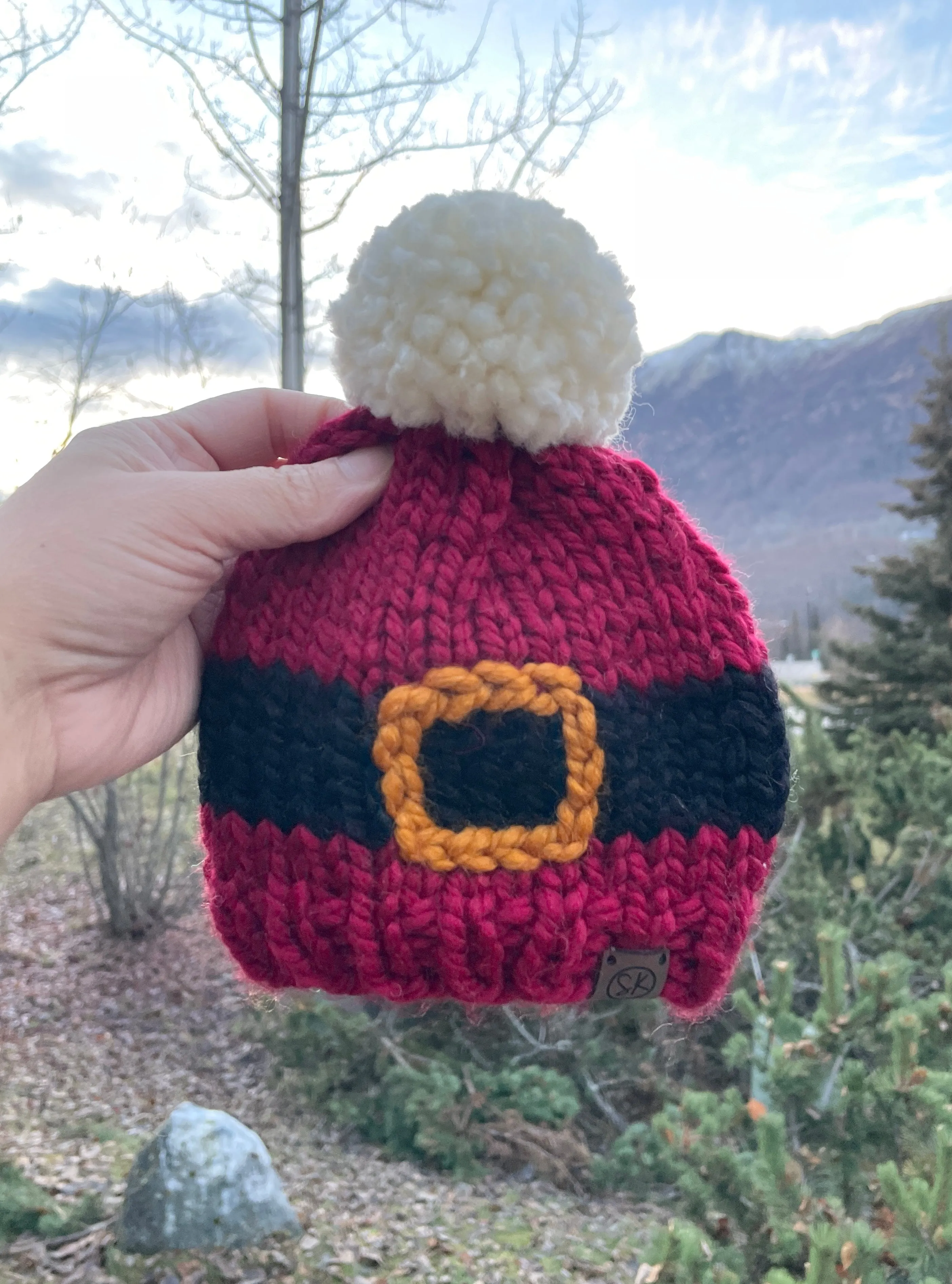 Santa Buckle Knit Hats