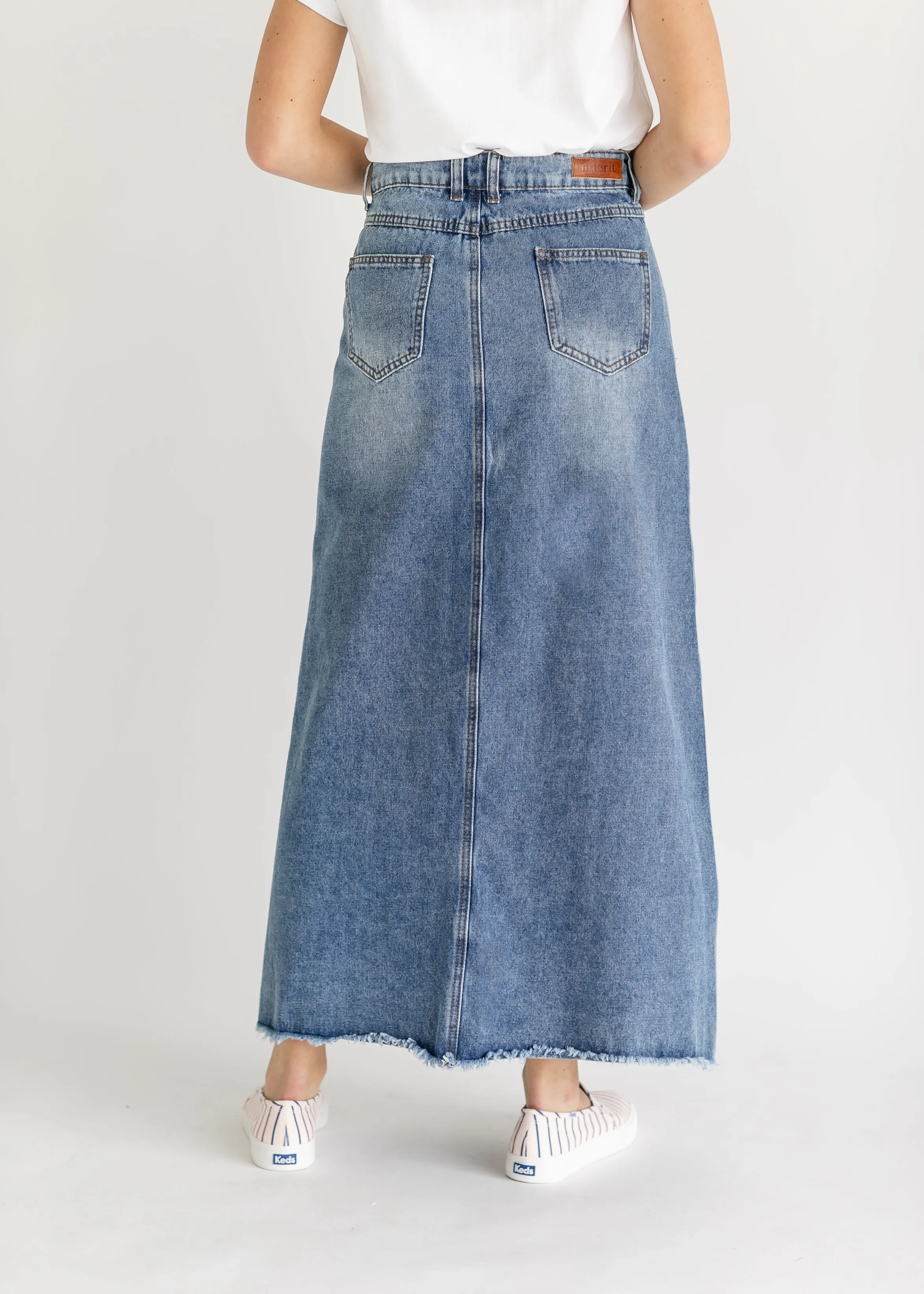 Shenoa Maxi Denim Skirt - FINAL SALE