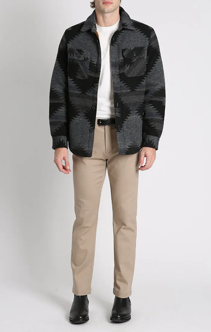 Sherpa Lined Wool Jacket