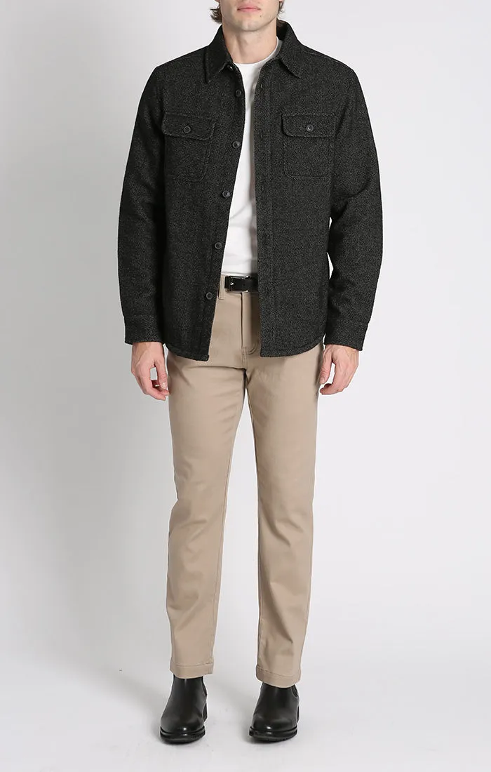 Sherpa Lined Wool Jacket