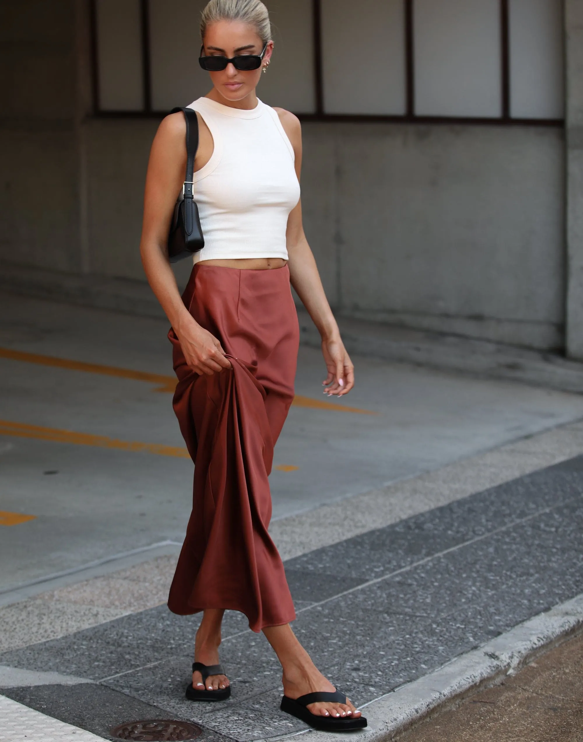 Sincerity Maxi Skirt (Clay)