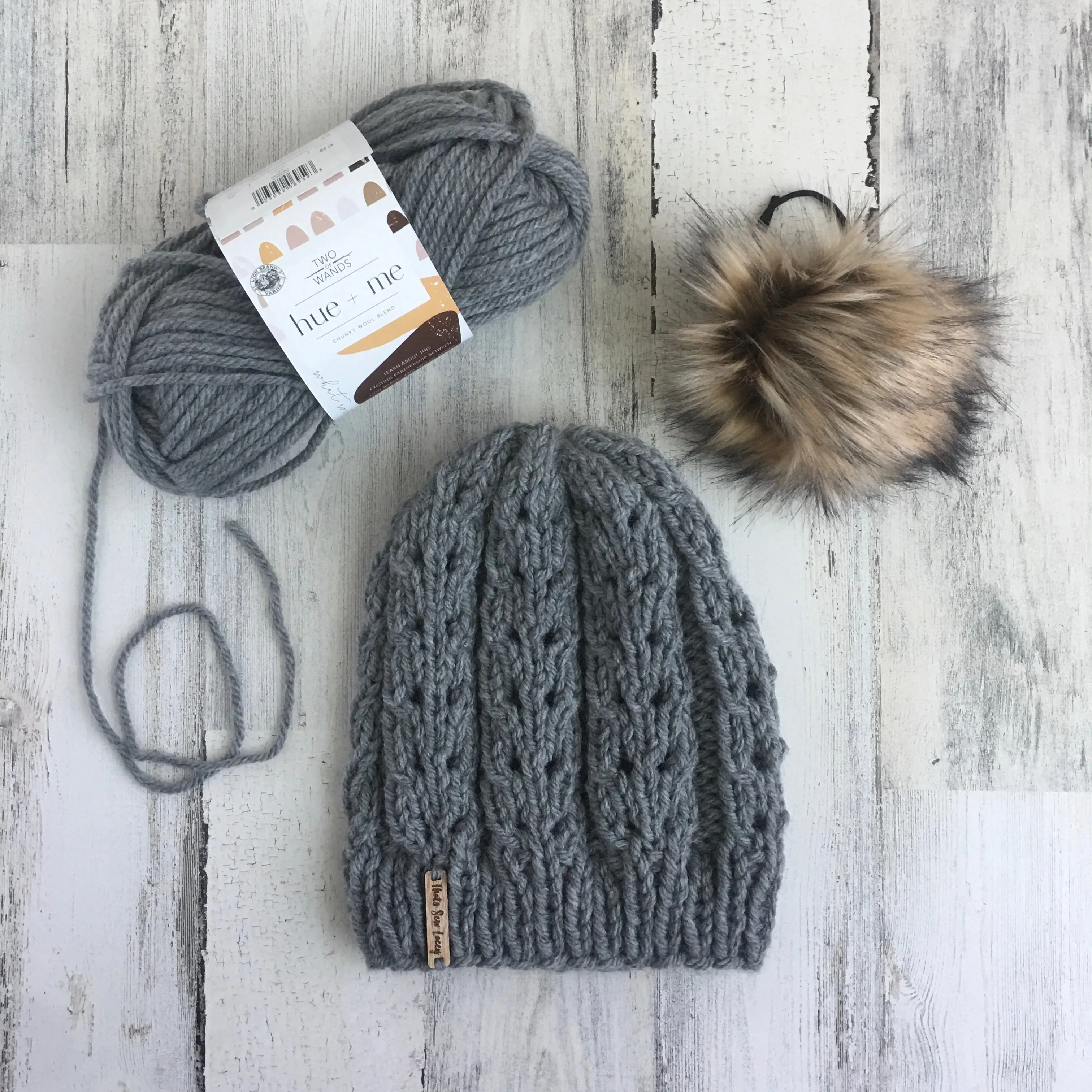 Sonata Beanie - Faux Fur Pom